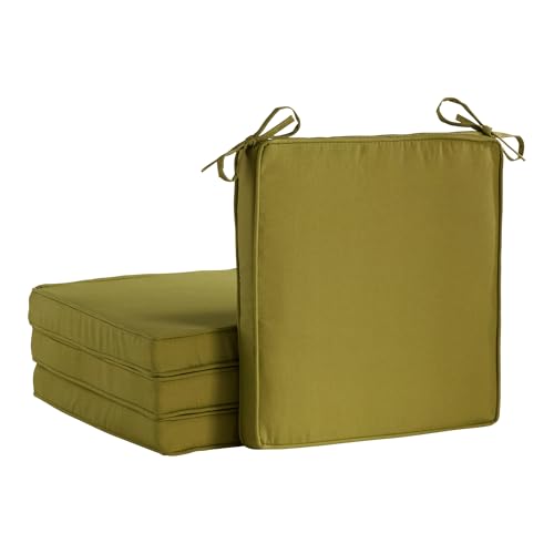 Greendale Home Fashions Outdoor 18-inch Square Reversible Seat Cushion with