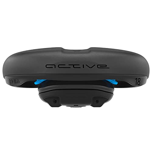 621 Ergolux Active 2.1, City & Comfort SQlab Bicycle Saddle, Black, 21 cm - Image 2