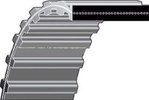 Correa dentada doble compatible para MTD, Stiga Villa (2000DS8M20)