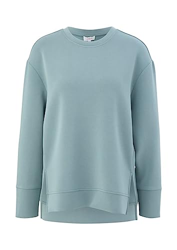 s.Oliver Damen Sweatshirt Langarm, Blue Green, 38 EU