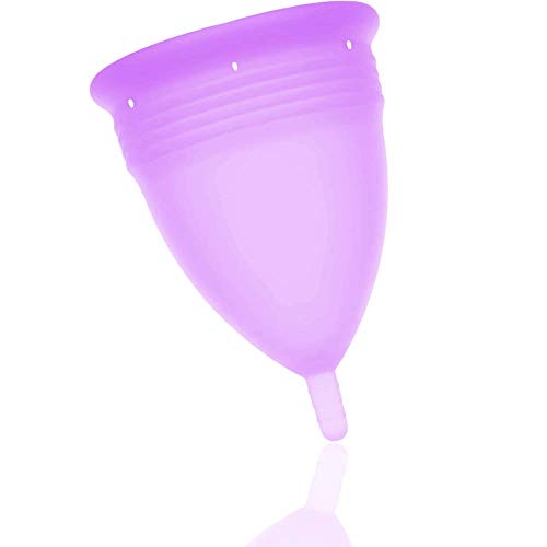 Stercup Copa Menstrual Fda Silicona Talla L Lila