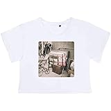 Taglia: media Azeeda Medio \'Oggetti d\'Epoca\' Top Corto in Cotone per Adulto (CO00005679)