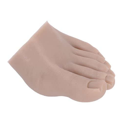 Pied d'entraînement nail art modèle pratique pédicure silicone réutilisable - 2