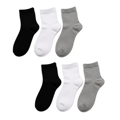 Women's Ankle Socks - Thin Low-Cut, Quick-Dry 9-11, 6 Pairs
