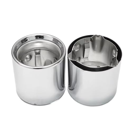 Tubo de escape para BMW X2 F39 y boquilla de silenciador plata para modelos 18i y 20d