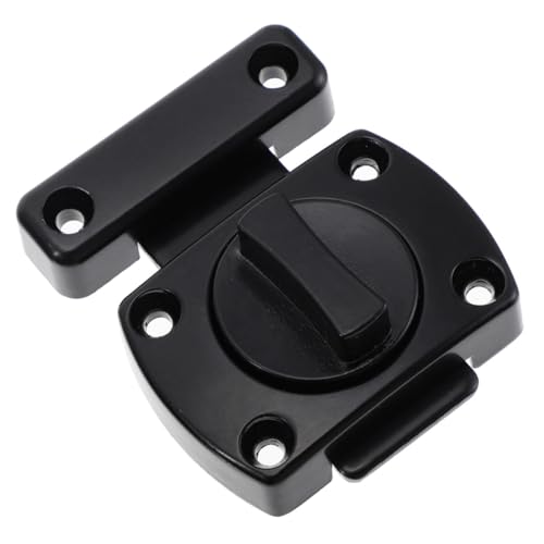 Yardenfun 錆びにくい亜合製転式ドアラッチ 鍵なし簡単操作 スライドドア 室内ドア用 多様な厚さ対応 住宅 商業施設向け耐久 ロック