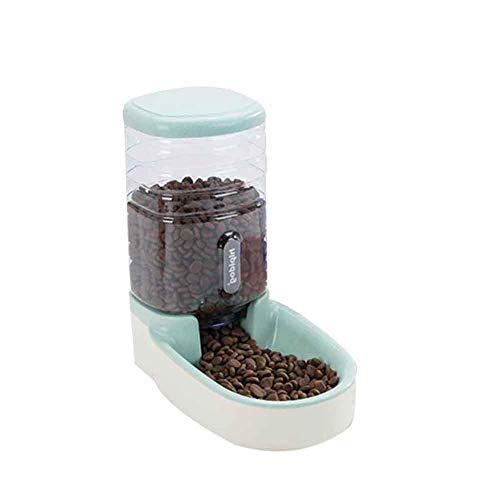 PIONIN Alimentador automático de Agua 3.8L Contenedor de Almacenamiento de Comida/Agua de Gran Capacidad Dispensador de Agua para Gatos/Perros Pequeño Peluche Alimentación de Mascotas Riego