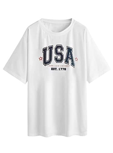 Image of Remidoo Oversized Graphic Tshirts for Women Casual Loose Fit Short Sleeve Tee