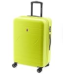Nuevo Maleta Mediana 4311 Gladiator Mambo, 60 cm, 4 Ruedas Dobles, TSA. Modelo Extensible (Amarillo)