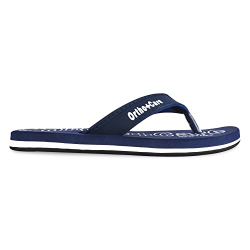 Image of GLORY Mens Diabetic & Orthopaedic Slippers | Lightweight Cushioned Comfortable Flip Flops with Soft Footbed