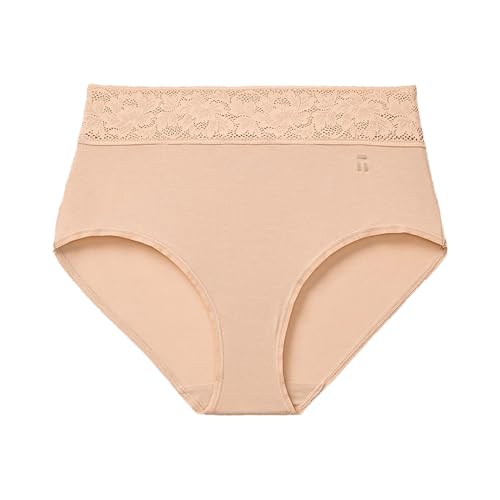 Image of Tommy John Women's Second Skin High Rise Briefs - Soft, Stretchy, Breathable, Full Coverage High-Waisted Underwear