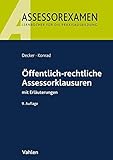kaiser skript zpo inhaltsverzeichnis  Öffentlich-rechtliche Assessorklausuren: mit Erläuterungen (Assessorexamen)