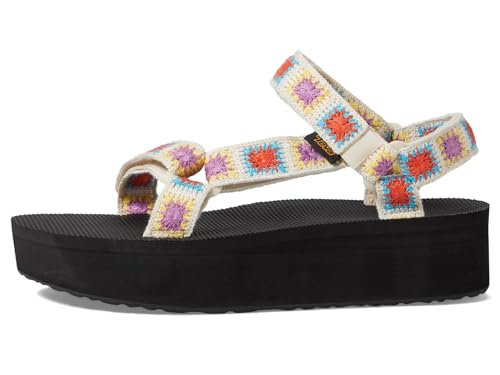 Teva Women's W Flatform Universal Crochet Sandal4