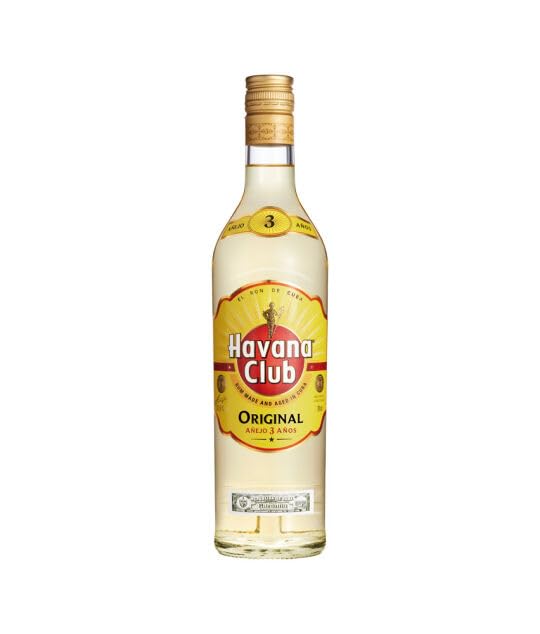 Havana Club 3 Años Rum 40% vol., Weißer Kubanischer Rum, 3 Jahre Gereift, 6er Sparpack, 6 x 0,7 Liter