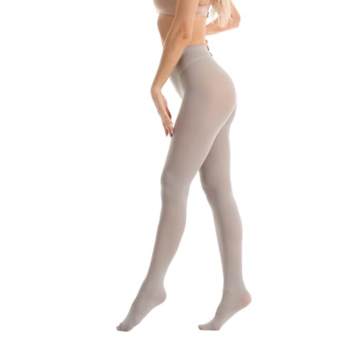 Image of Women's 80 Denier Opaque Tights, Microfiber Run-Resistant, Ultra Soft & Stretchy