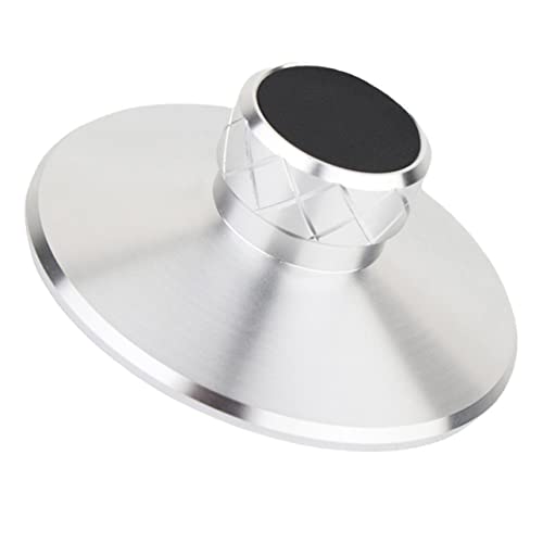 OSALADI Estabilizador de Disco Giratorio de Audio de Aleación Aluminio Accesorio para Sonido y Eliminación de Vibraciones Tocadiscos de Vinilo