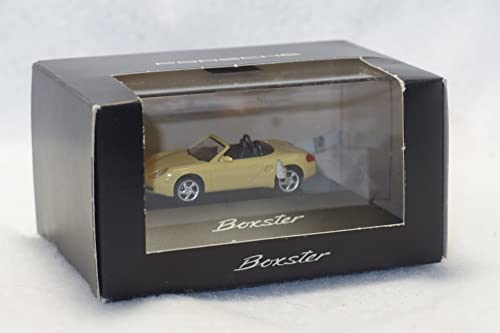 Porsche Boxster Herpa 1/87 jaune voiture miniature de collection HO