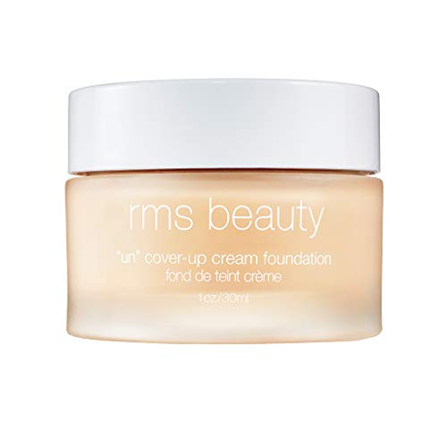 RMS Beauty 'Un' Cover-Up Cream Foundation - Hydrating & Nourishing Organic Face Makeup Provides Lightweight & Even Coverage for Healthy, Luminous Skin - Shade 22 (1 oz / 30 ml)