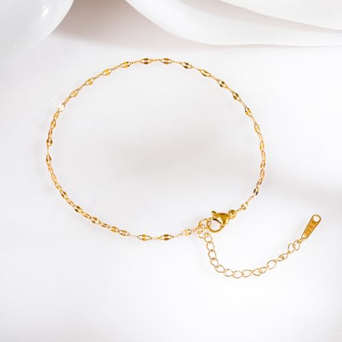 Image of Rubans Demi Fine Stainless Steel Bracelet Waterproof Gift for Women & Girls