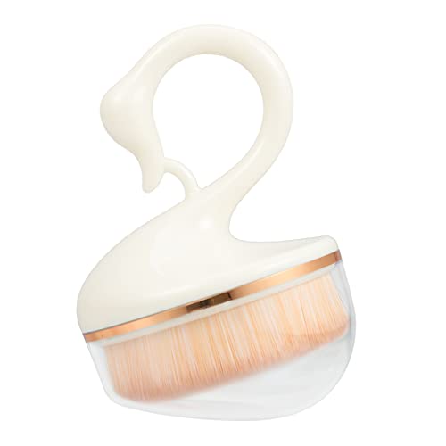 Vaguelly Pincel De Maquillaje Ovalado Para Base y Polvo Brocha De Maquillaje Con Portátil y Caja De Pincel De Polvo Para Acabado