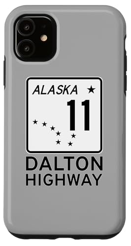 DALTON HIGHWAY ALASKA ROUTE 11 ���H�W�� ALASKAN HIGHWAY �X�}�z�P�[�X iPhone 11 �p