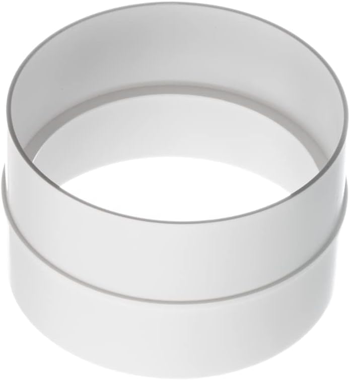 EUROPLAST 100mm ABS Kerek Szellőzőcső Légcsatorna Füstcső PVC