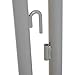 Global Industrial Crowd Control Barrier, Gray Powder Coated Steel, 102