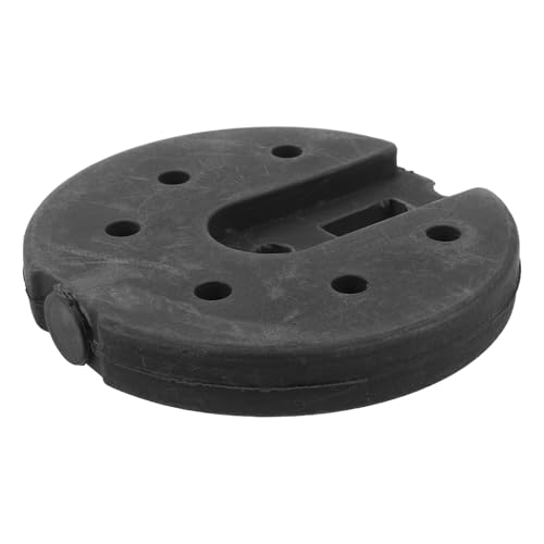 Base ponderada estable de plástico resistente para lámparas de pie y mesa