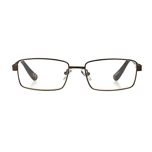 Foster Grant Knox Reading Glasses Gun Metal 1.25