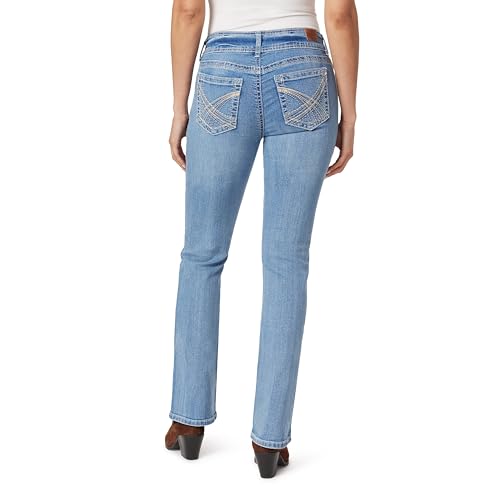 Image of WallFlower Luscious Curvy Bootcut Jeans for Women, Mid-Rise Insta Stretch Denim, Size-Inclusive Juniors Jeans
