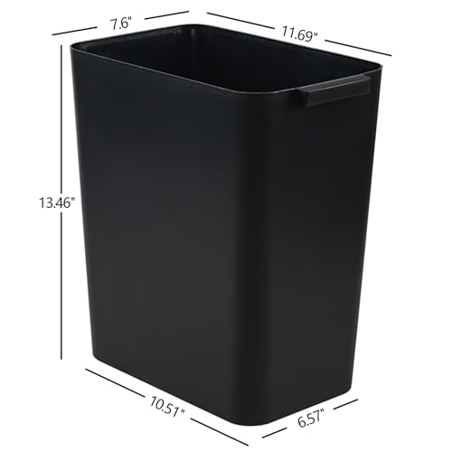 Caneca de basura plástica Farmoon 3 unidades 16 L negra miniatura 2