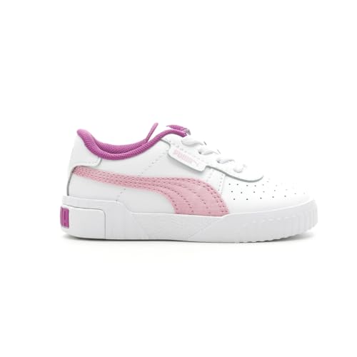 PUMA Toddler Girls Cali Rose Perforated Lace Up Sneakers Shoes Casual - White