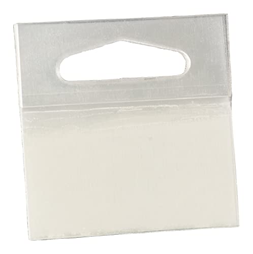 Image of 3M Hang Tab 1075, Clear, 2 in x 2 in, Conveniently Packaged