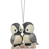 Precious Moments Bird Couple Ornament | Warm Holiday Wishes Porcelain Ornament | Christmas Decor & Gifts | Gifts for Bird Lovers | Gifts for Couples