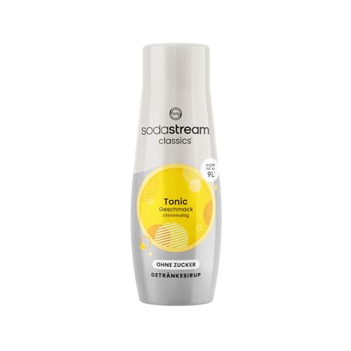 SodaStream CLASSICS Tonic ohne Zucker | Sirup | Zuckerfrei | Sekundenschnell zubereitet & immer frisch | Ergibt ca. 9 Liter | 440 ml | 1er-Pack 1