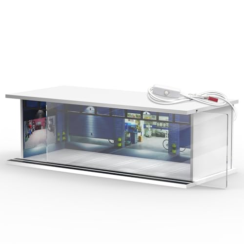 SAMYUCHO 1/64 Scale Diecast Display Case for Hot Wheels Matchbox Model Cars