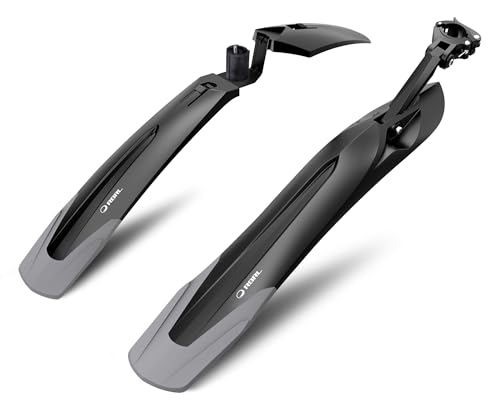 RBRL Fahrrad Schutzblech Set [24-29 Zoll] - Universal Schnelle Demontage Fahrrad schutzblech Mountainbike MTB Steckschutzblech zum Schutz vor Spritzwasser & Schmutz