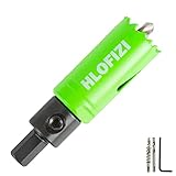 HLOFIZI 3/4 Inch Hole Saw Bit Bi-Metal for Wood Metal Plastic with Arbor, 1.5 Inch Depth