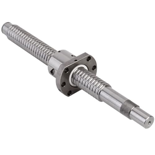 Metal Ball Screw nut end Processing SFU3205 C7 High Precision Ball Screw with Nut Single 400mm-1000mm Machinery Accessories(650mm)