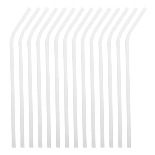 Pitillos flexibles blancos 100 unidades Ipetboom miniatura 1