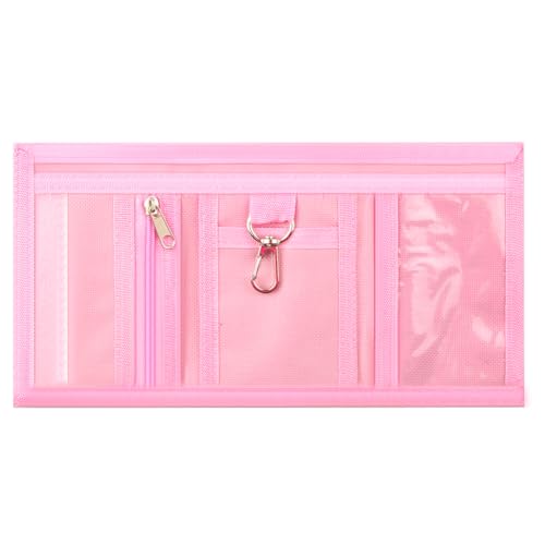 Kids Wallet for Girls, Little Girls Wallet for Kids Ages 4-5-6-7-8-9-10-12, Cute Wallets for Teen Girl with Magic Sticker, Pink Teen Girl Wallet with Coin Pocket for Christmas Birthday Gift3