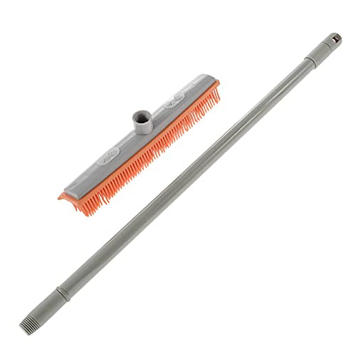 SIDCO Gummibesen Teleskopstiel 2 x Frisörbesen Wasser Besen Noppenbesen Wischer Abzieher – Bild 7