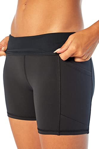 Marika Linnette High Waist Tummy Control Short, Black, Medium #TOP2