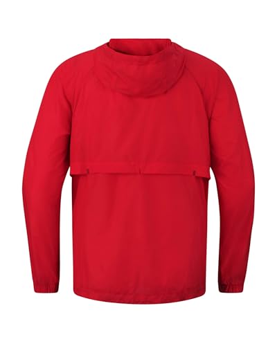 JAKO Unisex Lightweightjacke Light Flow, rot, M – Ansicht 6
