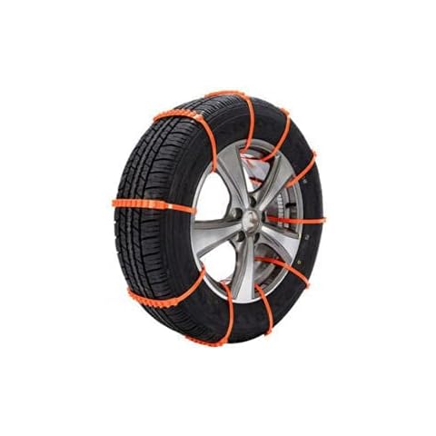 Baceyong 10X Non-slip Car Snow Chains 66 930mm Nylon Tire Chains for Snowfield Sand Mud Road Universal Straps Universal Snow Chains Cover