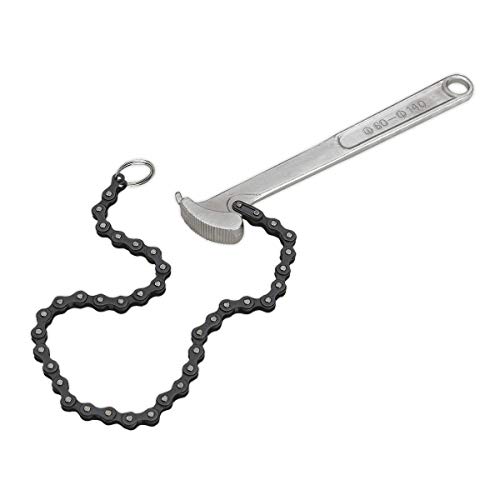 Sealey AK6409 Oil Filter Chain Wrench, 60mm-120mm Capacity