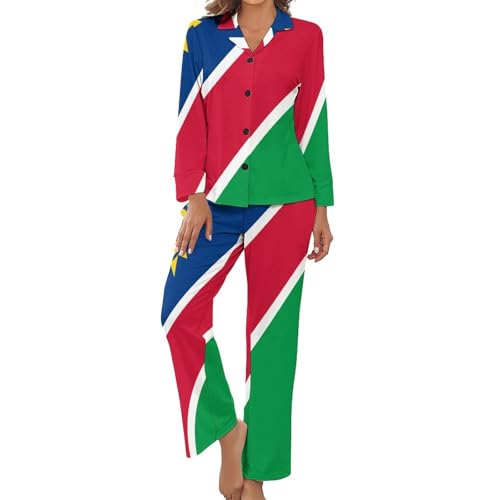 Pyjama pour femme ensemble pyjama mignon 2 pièces vêtement de nuit grande taille respirant