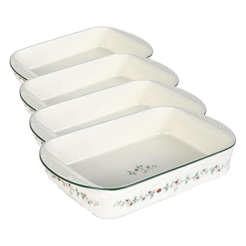 Image of Pfaltzgraff Winterberry Rectangular Baker, 13 Inch (Pack of 4)