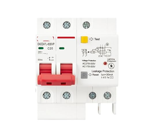 Disjoncteur différentiel 125A pour sécuriser l'installation AC 230V