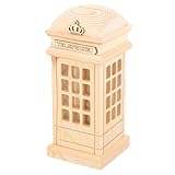Boîte à monnaie en bois créative et pratique, idéale pour la maison ou le bureau